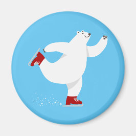 Imã Urso Polar no gelo