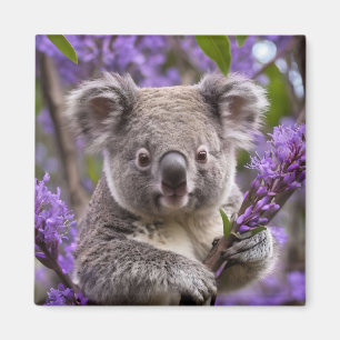 Imã Urso Purple Jacaranda Koala
