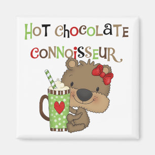 Imã Urso quente da menina de ChocolateConoisseur