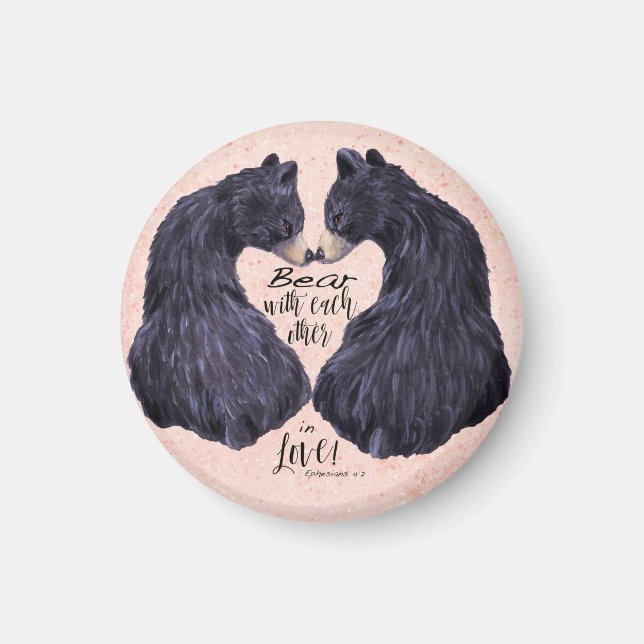 Imã Urso um com o outro (Frente)