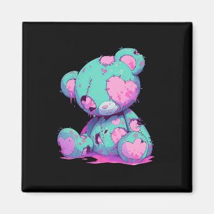 Imã Urso Zombie Testemunha Cutada e Gótico do Pastel K