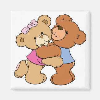 Imã Ursos Abraçados De Urso Cinto