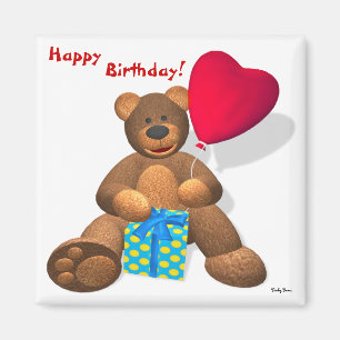 Imã Ursos Dinky: Feliz aniversário!