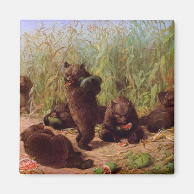 Imã Ursos no Sistema de Melancia (por W.H. Beard) (Frente)