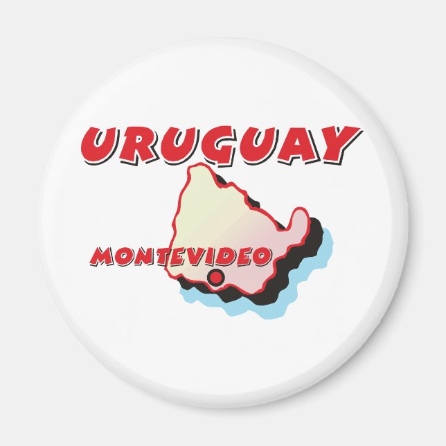 Imã Uruguai Magnet (Frente)