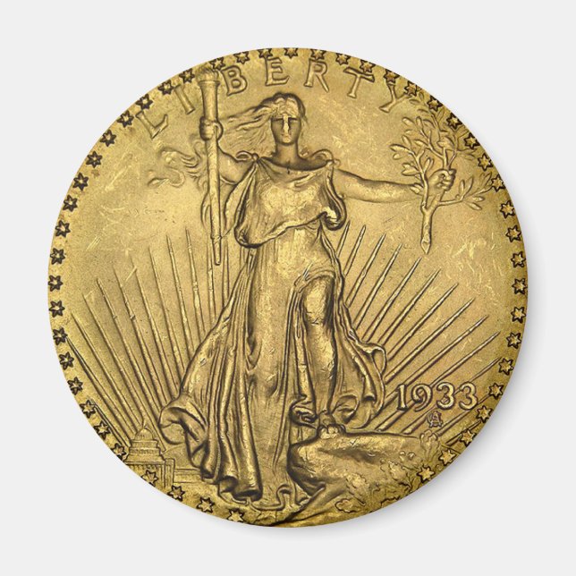 IMÃ US$ 20 PIECE DOURADA (Frente)