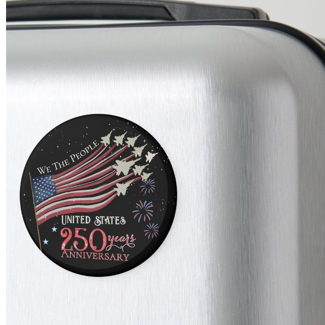 Imã US 250th Anniversary We the People Liberty Round  (US 250th Anniversary We the People Liberty Round Magnet )