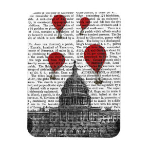 Ímã US Capitol Building e Red Hot Air Balloons