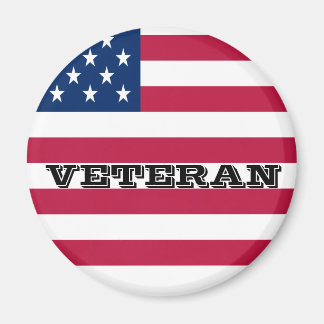 Imã US Flag Patriotic Veteran EUA