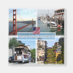 Imã US San Francisco - Ponte Ouro da Porta - Carro de 