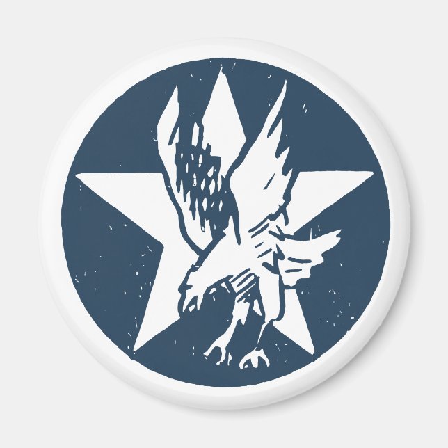 Imã USA Fighting Squadron Insignia (Frente)