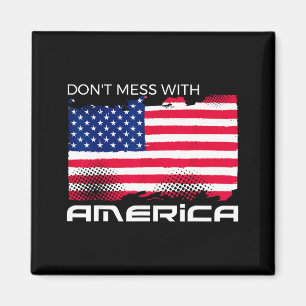Imã Usa patriótico - bandeira americana liberdade - or