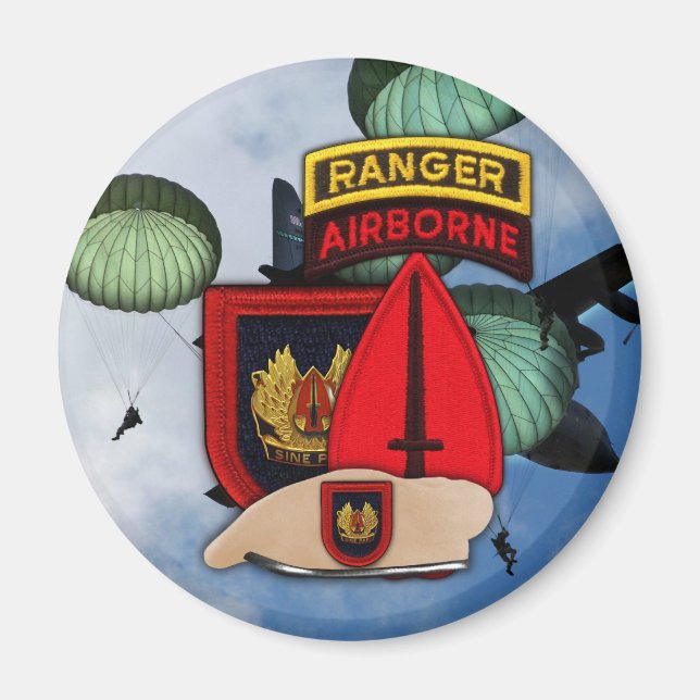 Imã USASOC Special Operations Command patch Magnet (Frente)