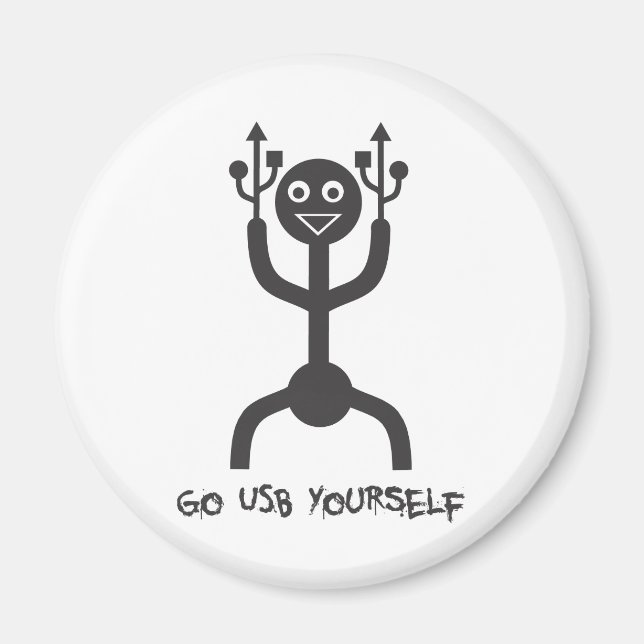 Imã USB Man (Frente)