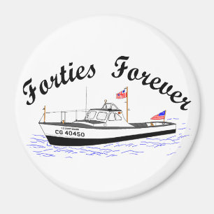 Imã USCG 40 clipart do barco de serviço público do p