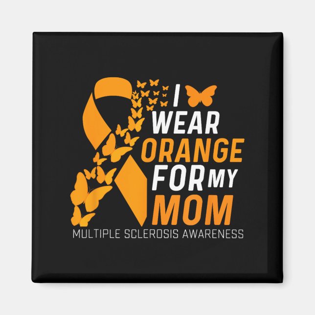 Imã Use Laranja pelas Mães com Esclerose Múltipla (Frente)
