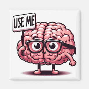 Imã Use-me cérebro engraçado
