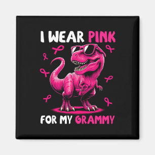 Imã Use Rosa Para Meu T-rex Grammy Dinossauro Câncer d