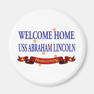 Imã USS Abraham Lincoln Home bem-vindo