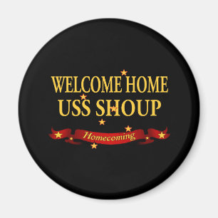 Imã USS Home bem-vindo Shoup