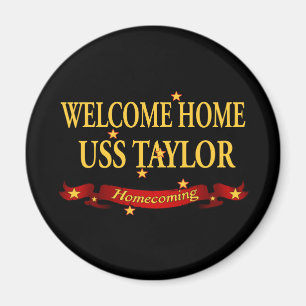 Imã USS Home bem-vindo Taylor