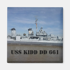 Imã USS KIDD DD 661 Magnets