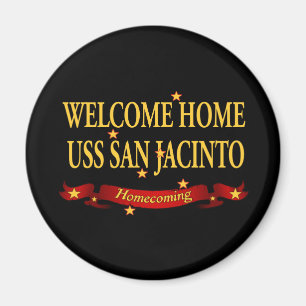 Imã USS San Jacinto Home bem-vindo