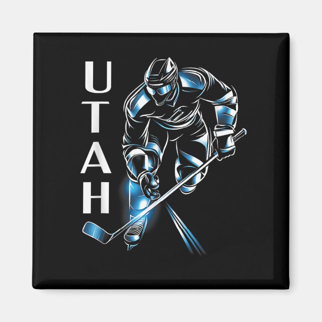 Imã Utah Hockey (Frente)