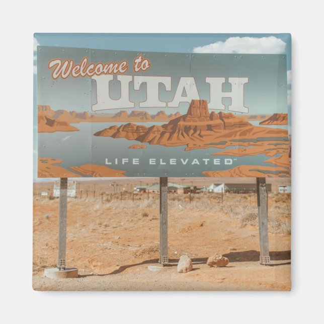 Imã Utah Life Elevada (Frente)