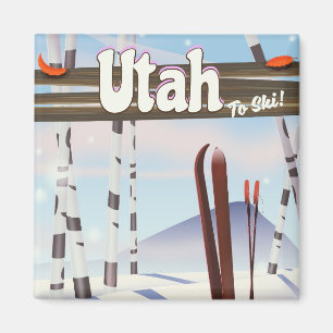 Imã Utah para esquiar!