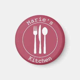 Imã Utensílios Fofos Cozinha Personalizada pertence a