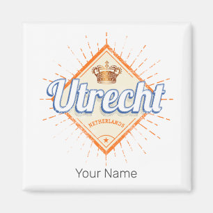 Imã Utrecht Países Baixos Cidade Holandesa Vintage Sou