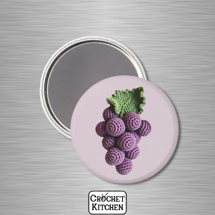 Imã Uva-crochê Fruta-de-vovó-minimalista
