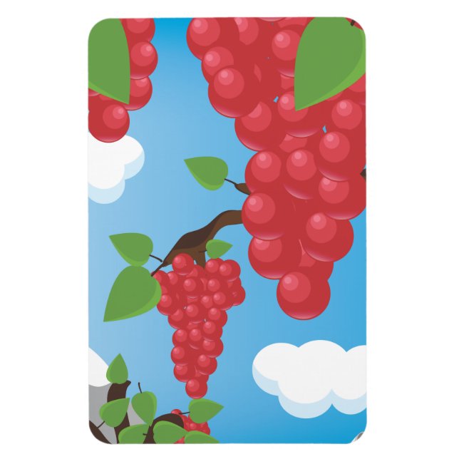 Ímã uvas (Vertical)