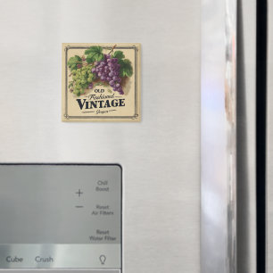 Imã Uvas de moda antiga, vinho púrpura e vinho preto