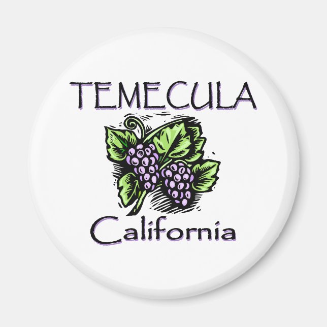 Imã Uvas de Temecula (Frente)