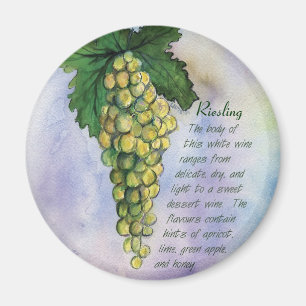 Imã Uvas de vinho em Riesling