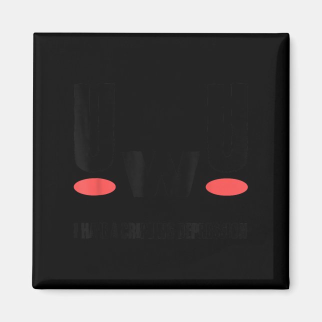 Imã Uwu I Have Crippling Depression Mental Health Awar (Frente)