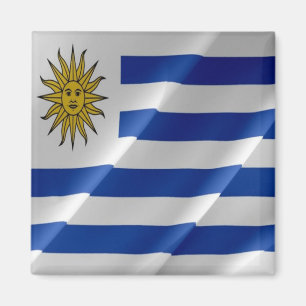 Imã UY - Uruguai - Sinalizador Waving