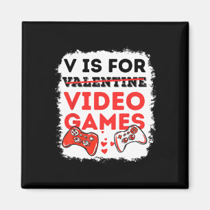 Imã V É Para O Dia Dos Namorados De Jogos De Vídeo Gam