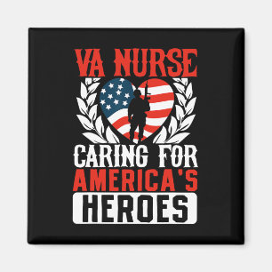 Imã Va Enfermeiras Américas Heros Merica Flag Us Patri