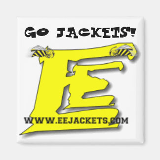 Imã 'VÁ JAQUETAS!" Magnet com eejackets.com