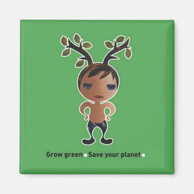 Imã Vá verde pelo planeta! (Frente)