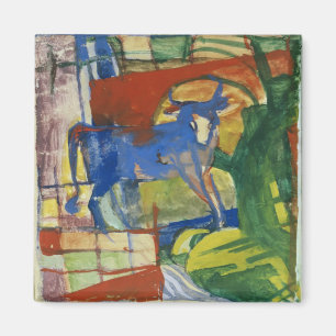 Imã Vaca azul, 1914 (tempera no papel)