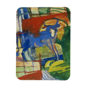 Ímã Vaca azul, 1914 (tempera no papel)