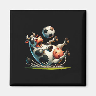 Imã Vaca de futebol engraçado escorregar pé Fazenda Ca