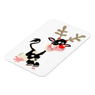 Ímã Vaca de Natal ou Reindeer? Magneta flexível