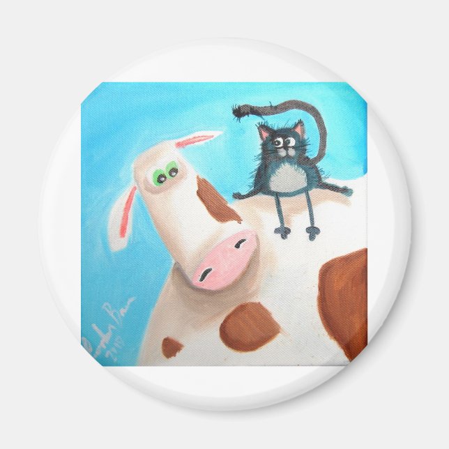 IMÃ VACA E GATO (Frente)