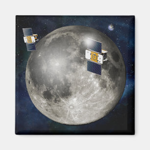 Imã Vaca-Espaco Twin Grail Orbitando A Lua.