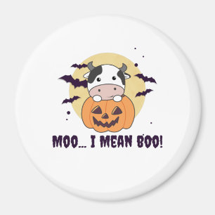 Imã Vaca Fantasma Cute Kawaii Halloween Moo Eu Quero D